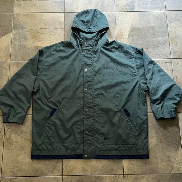 Vintage Nike green rain coat - Picture 2 of 6